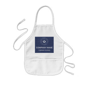 Tablier Enfant Logo simple minimaliste personnalisé   Name