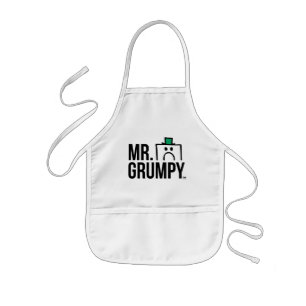 Tablier Enfant M. Grumpy Tête de regard sur le nom