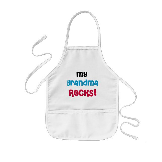 Tablier Enfant Ma grand-maman bascule le T-shirts et les cadeaux (Devant)