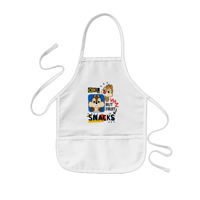 Tablier Enfant Mais Les Premiers Snacks Chipmund (Devant)