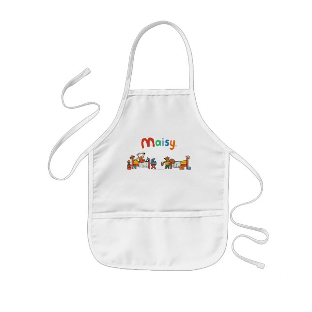 Tablier Enfant Maisy et Cyril Go en vacances (Devant)