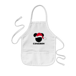 Tablier Enfant Mickey Mouse de Noël   Icône de Santa