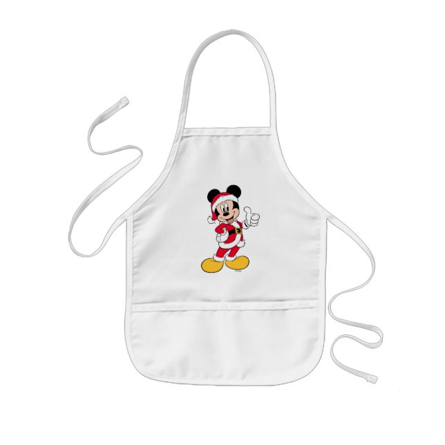 Tablier Enfant Mickey Mouse | Équipement du Père Noël (Devant)