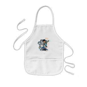 Tablier Enfant Miles Callisto Sur Son Graphisme En Plaque De Feu