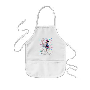 Tablier Enfant Minnie Mouse Je suis un lama amusant