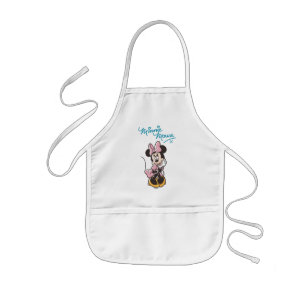 Tablier Enfant Minnie Mouse joueuse Rêverie à pois