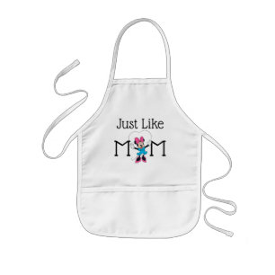Tablier Enfant Minnie Mouse - Maman, je t'aime tellement !
