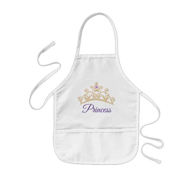 Tablier Enfant Miss America USA Tiara Princess Apron (Devant)