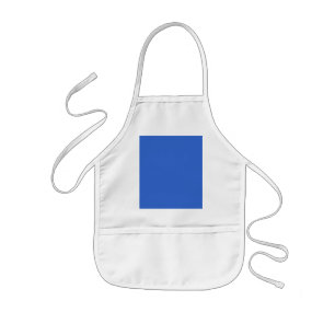 Tablier Enfant modèle couleur Arrière - plan bleu uni 3366CC