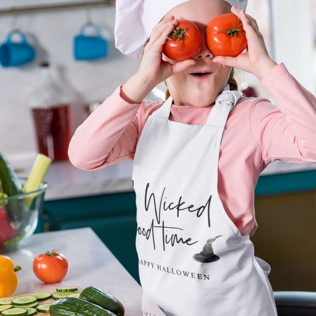 Tablier Enfant Moderne Une Citation Du Bon Temps | Bonne Hallowee (Créateur téléchargé)
