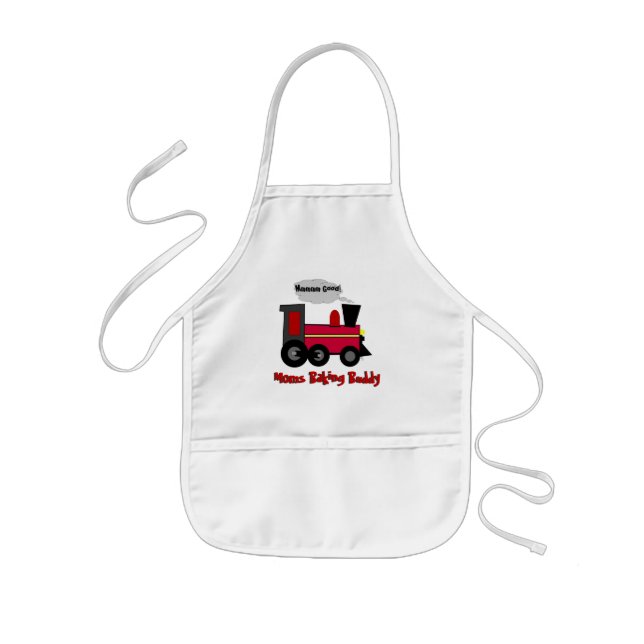 Tablier Enfant Moms Baking Buddy (Train) (Devant)