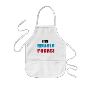 Tablier Enfant Mon Abuelo bascule le T-shirts et les cadeaux