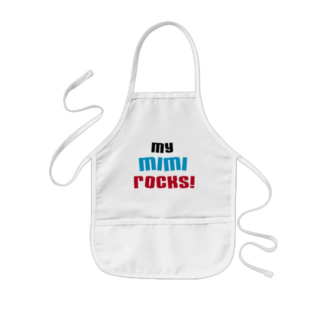 Tablier Enfant Mon T-shirts et cadeaux des roches Mimi (Devant)