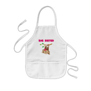 Tablier Enfant Monkey Big Sister