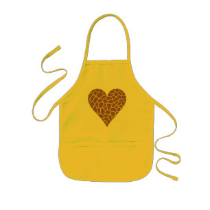 Tablier Enfant Motif de peau, couleurs de la Girafe