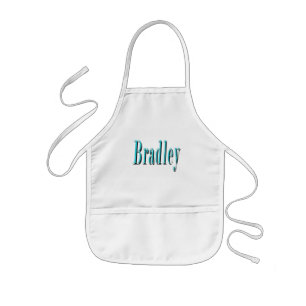 Tablier Enfant Nom Blue Bradley,