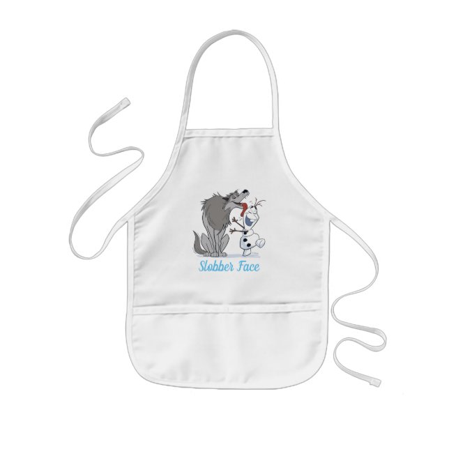 Tablier Enfant Olaf Licencié Par Loup (Devant)