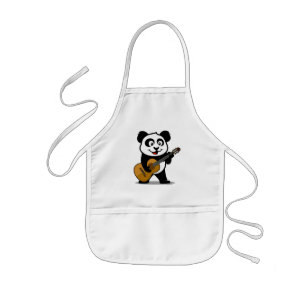 Tablier Enfant Panda de guitare