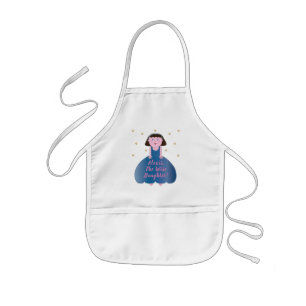 Tablier Enfant Passover "La Sage fille" Apron de l'enfant
