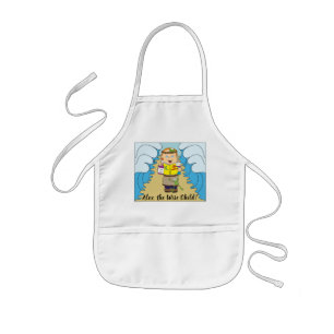 Tablier Enfant Passover "L'Enfant Sage" Apron pour enfants
