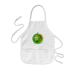 Tablier Enfant Pastèque mignonne et drôle
