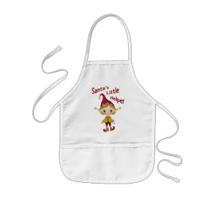 Tablier Enfant Père Noël petit assistant