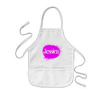 Personnalized art and crafts apron for small kids