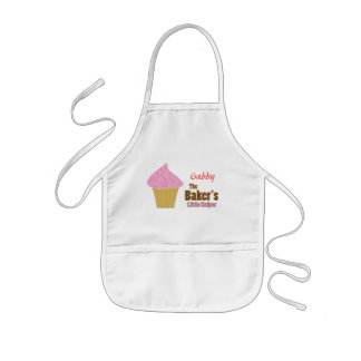 Tablier Enfant Petit assistant de Pink Cupcake Baker