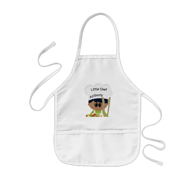 Tablier Enfant Petit chef de garçon personnalisé (Devant)