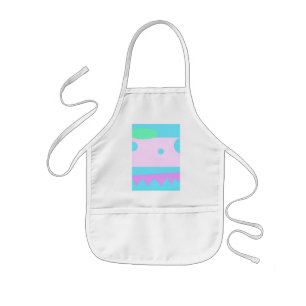 Tablier Enfant Petit Monstre Abstrait - Parc pour enfants
