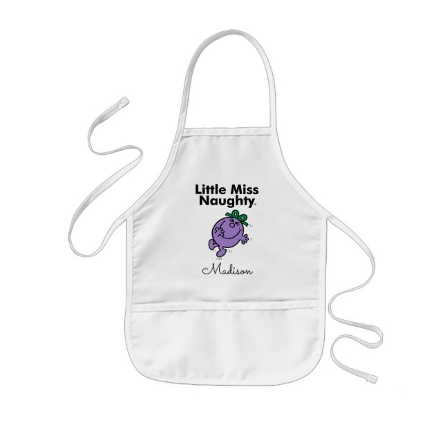 Tablier Enfant Petite Miss | Little Miss Naughty is So Naughty (Devant)