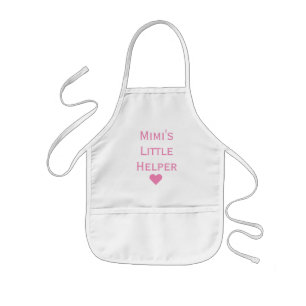 Tablier Enfant Petits-enfants d'aide de Mimi