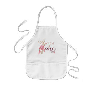 Tablier Enfant Piglet de Noël Chaleureux et confortable