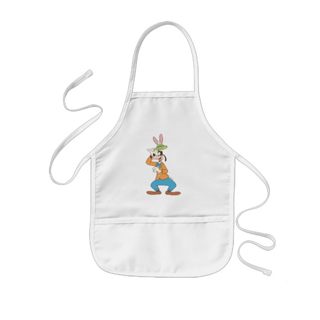 Tablier Enfant Pluie de Pâques avec Lapin de Pâques Oreilles 2 (Devant)