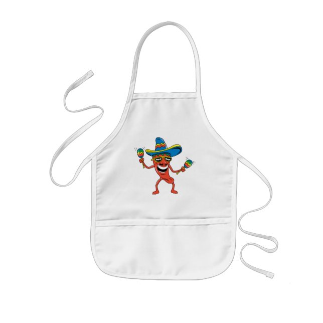 Tablier Enfant Poivre de piment mexicain (Devant)