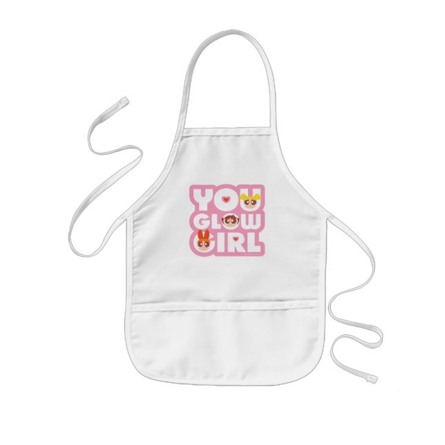 Tablier Enfant Powerpuff Girls : You Glow Girl (Devant)