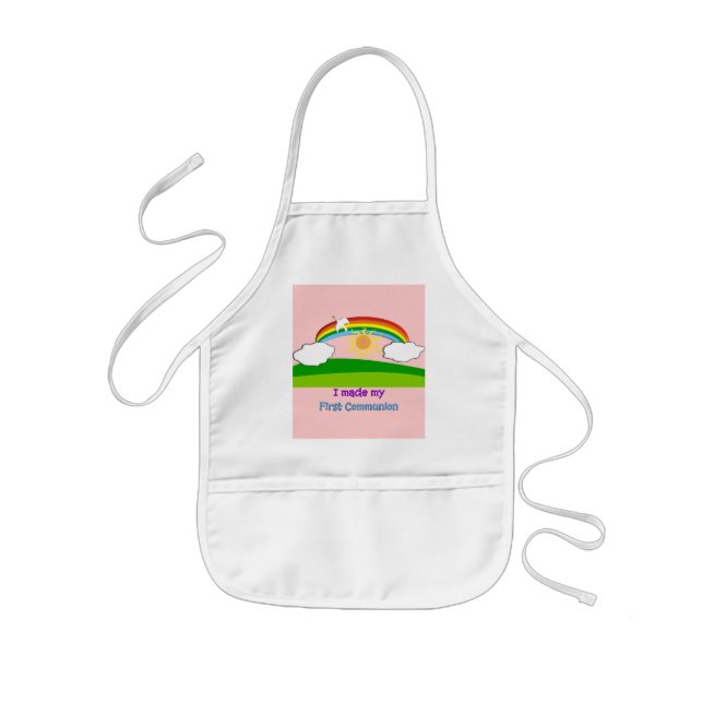 Tablier Enfant Premiers T-shirts et cadeaux de communion (Devant)