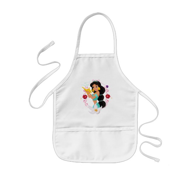 Tablier Enfant Princesse Jasmine Avec Lampe Magique (Devant)