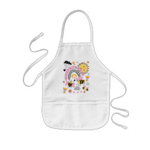 Tablier Enfant Queen BEES Cute BFF, Baby Girl, Girly Toxits Rose