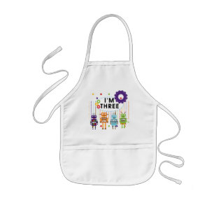 Tablier Enfant Robot T-shirts et cadeaux d'anniversaire 3e
