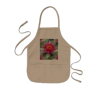 Tablier Enfant Rose Lotus Water Lily