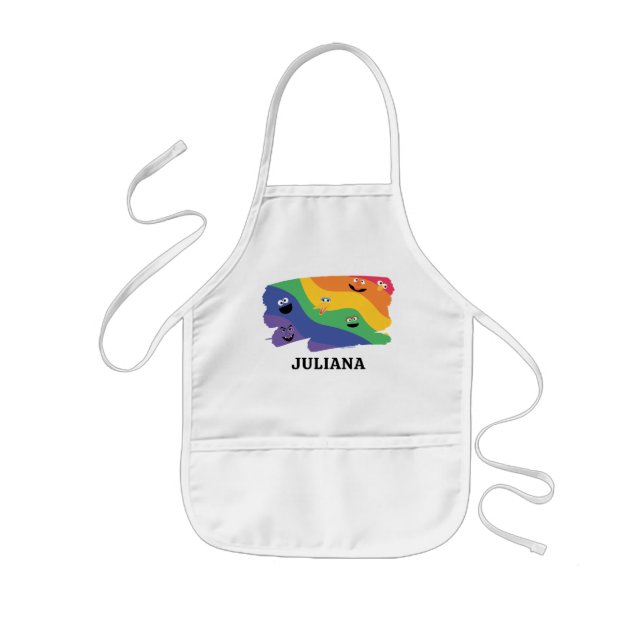 Tablier Enfant Sesame Street Pals Rainbow (Devant)
