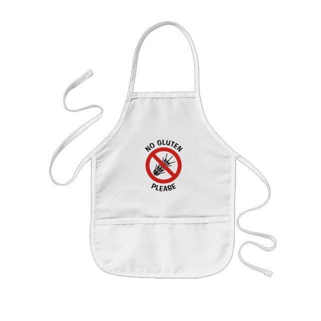 Tablier Enfant Signe sans gluten (Devant)