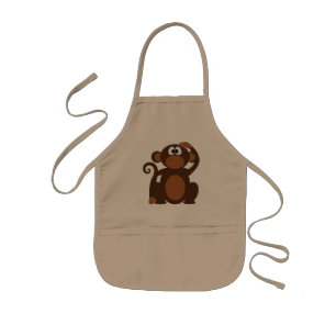 Tablier Enfant singe-chimpanzé-singe-chimpanzé