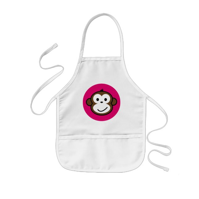 Tablier Enfant Singe effronté (Devant)