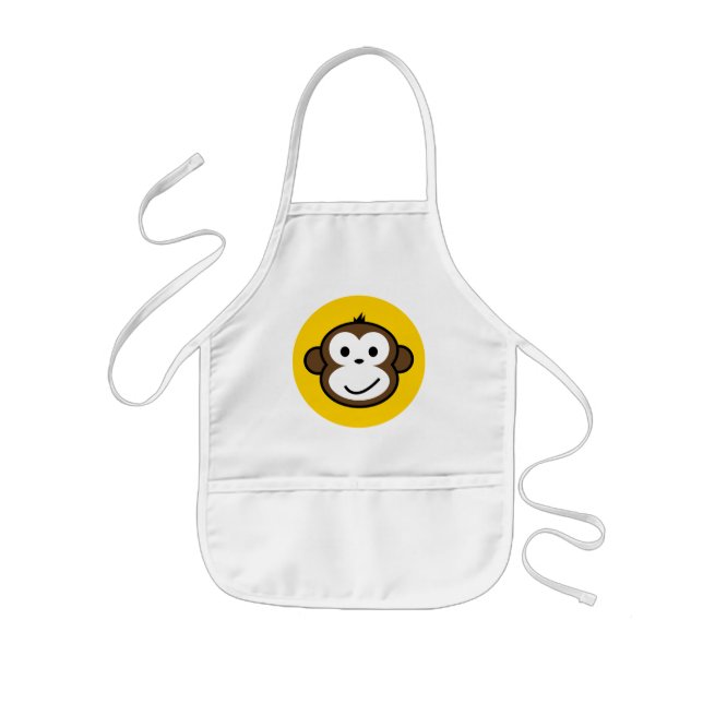 Tablier Enfant Singe effronté (Devant)