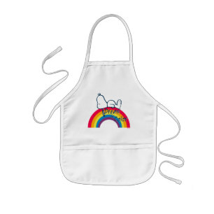 Tablier Enfant Snoopy   Rêver en couleur arc-en-ciel