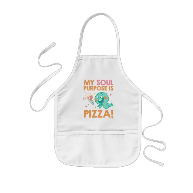 Tablier Enfant Soul | 22 - Mon Âme Est La Pizza (Devant)