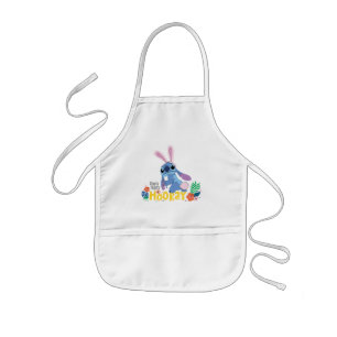 Tablier Enfant Stitch de Pâques  Hippie Hoppity Hooray