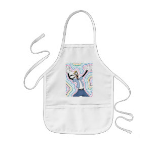 Tablier Enfant Style de rue graphique rétro rayonnant de Goofy